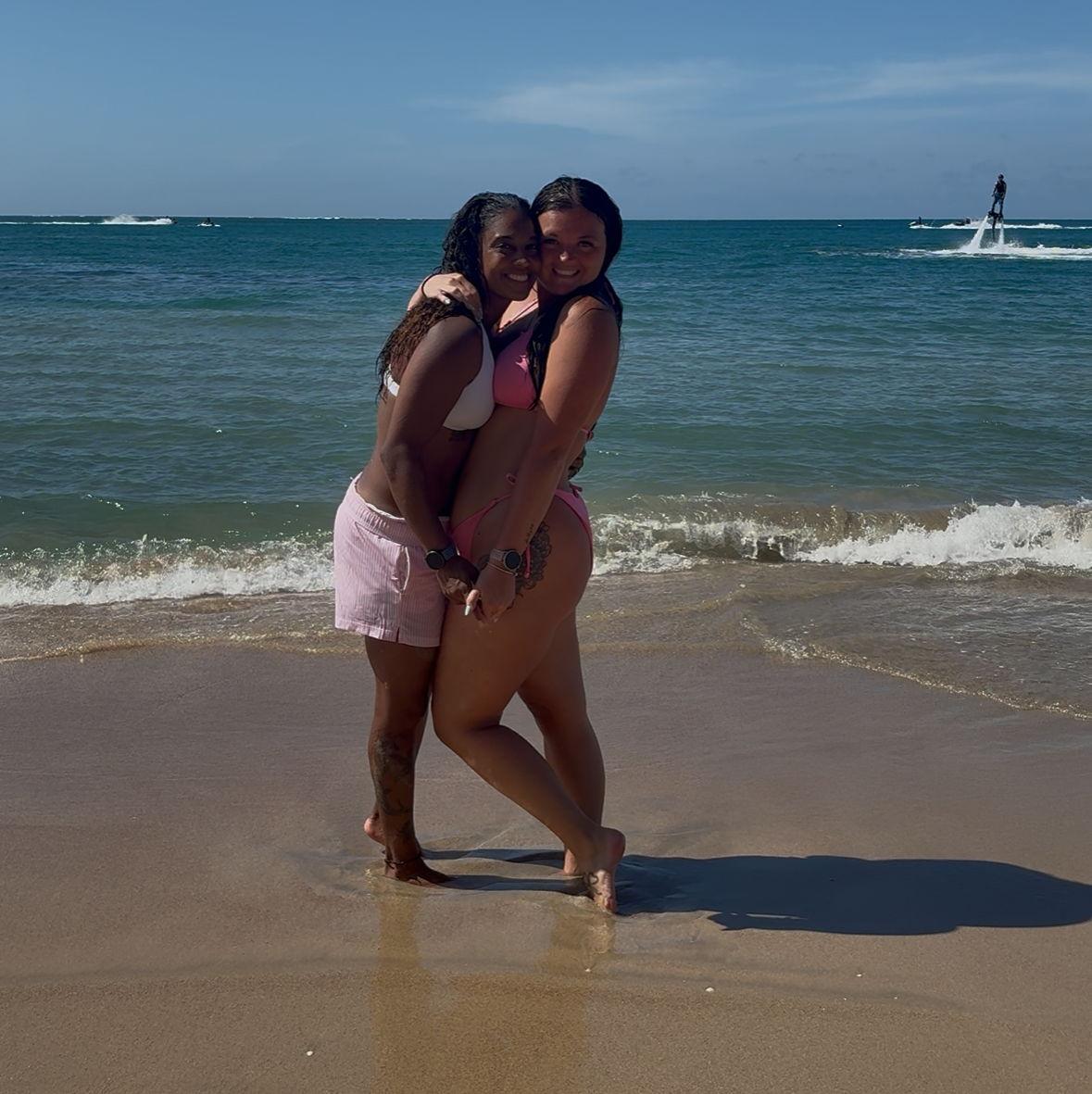 Celebrated one year until wedding day in Puerto Rico!