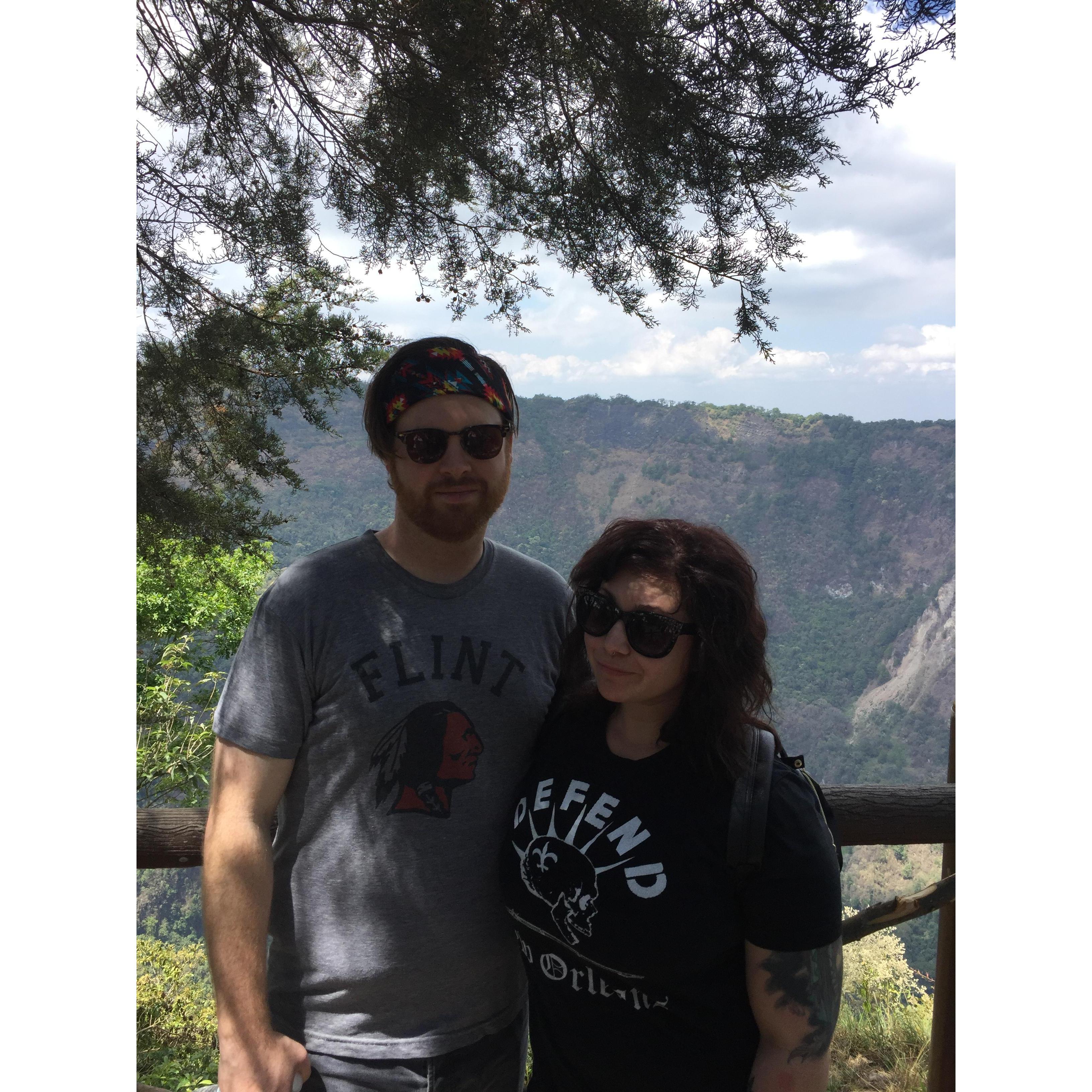 A volcano hike in San Salvador