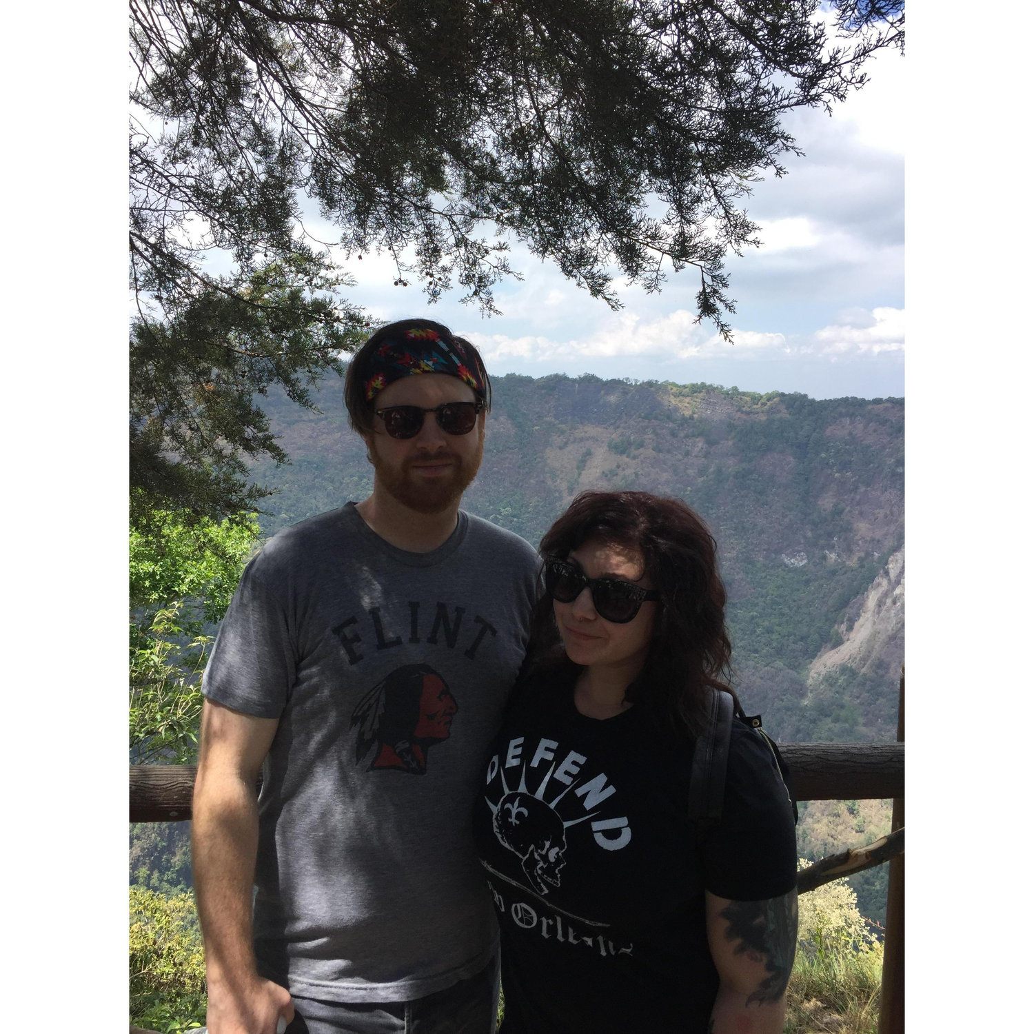 A volcano hike in San Salvador