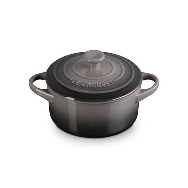 Le Creuset Stoneware Mini Round Cocotte, 24 oz., Oyster