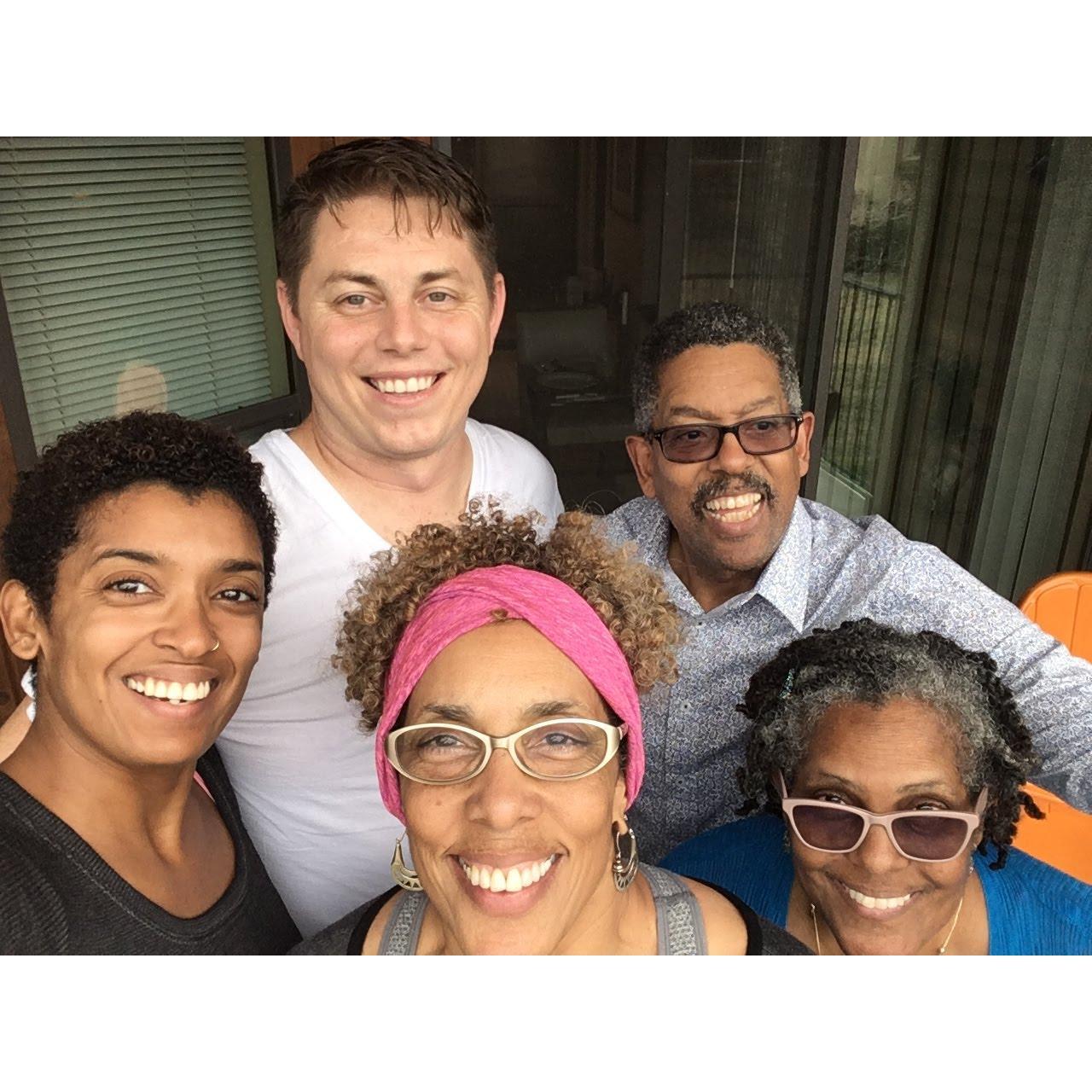 Mike and Malii's first Thanksgiving with Mom Mae, Uncle Leon and Aunt D (San Marcos, Nov. 2018)