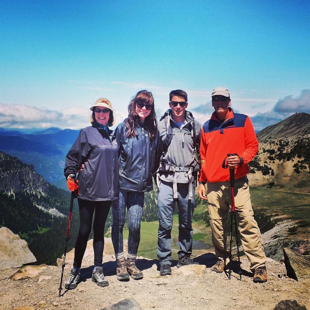James and Sally conquer Mt. Rainier.