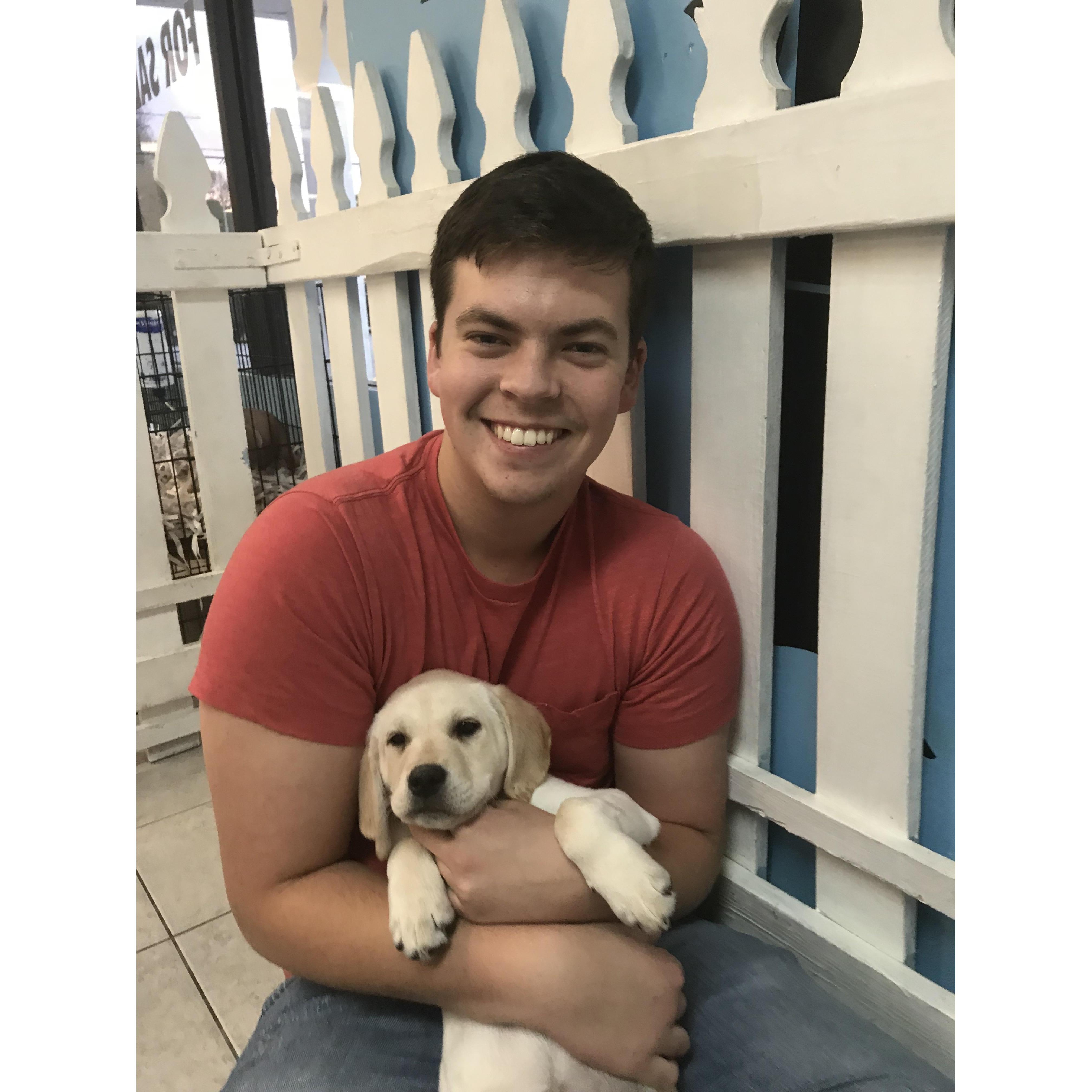 The best date EVER! To see PUPPIES!!