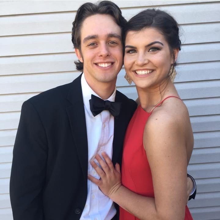 Our first date/picture together! Zeta Formal 2017
