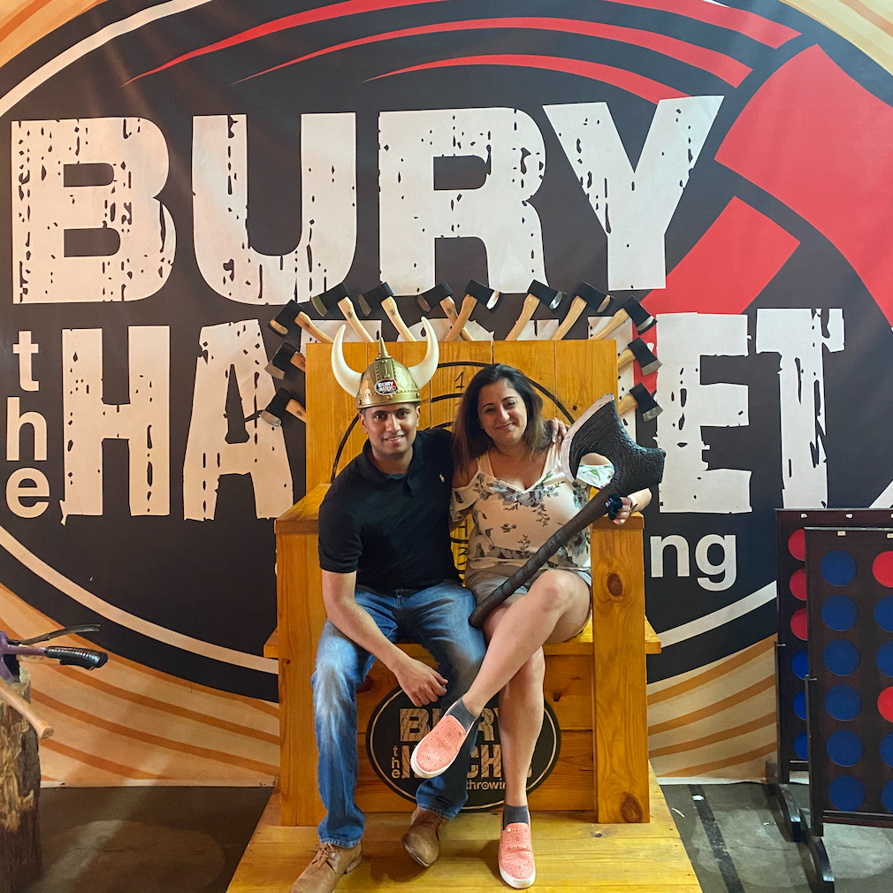 Our first date in Atlanta!