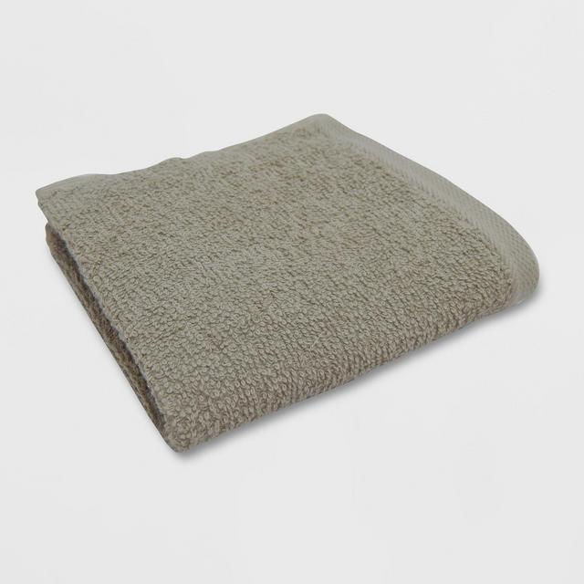 Everyday Solid Washcloth Tan - Room Essentials™