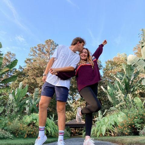 Our very first "photoshoot" in Reynolda Gardens!
