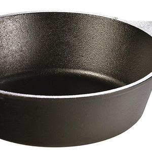 Lodge L8DSK3 Cast Iron Deep Skillet, Pre-Seasoned, 10.25-inch