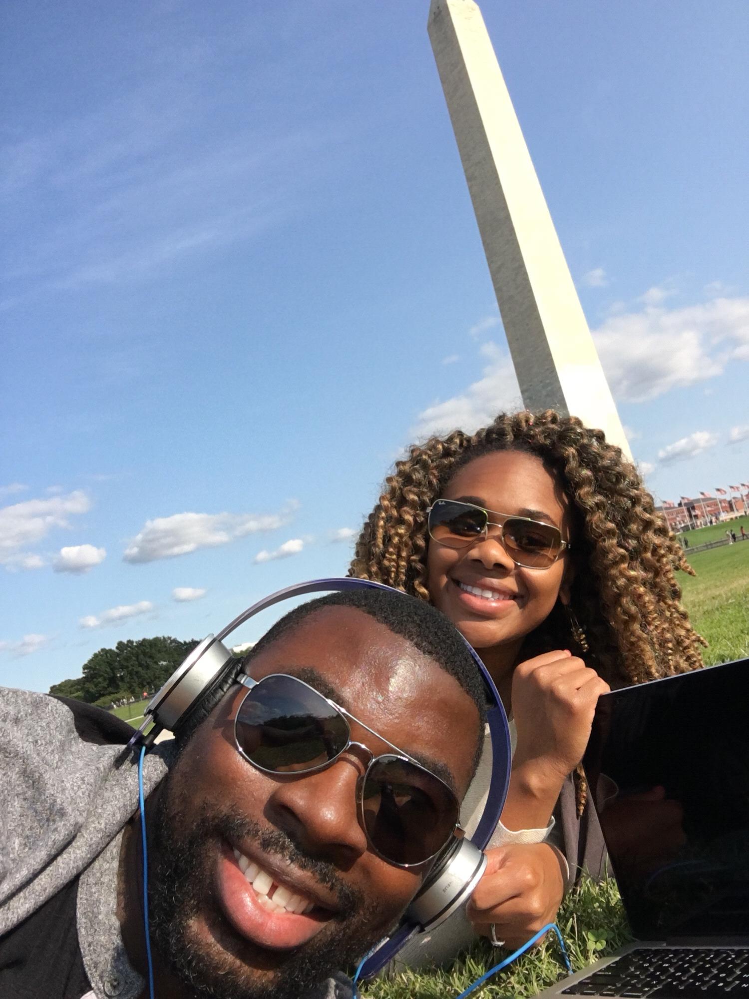 Study date at the Washington Monument 2017