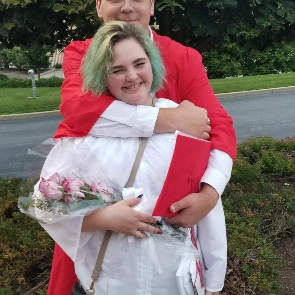 Our high school graduation!