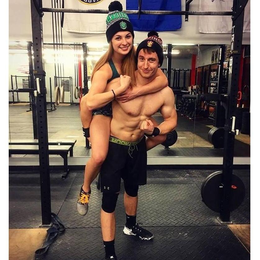 A guy who loved to workout with me and also would wear matching Harry Potter House hats?!? SWOON.