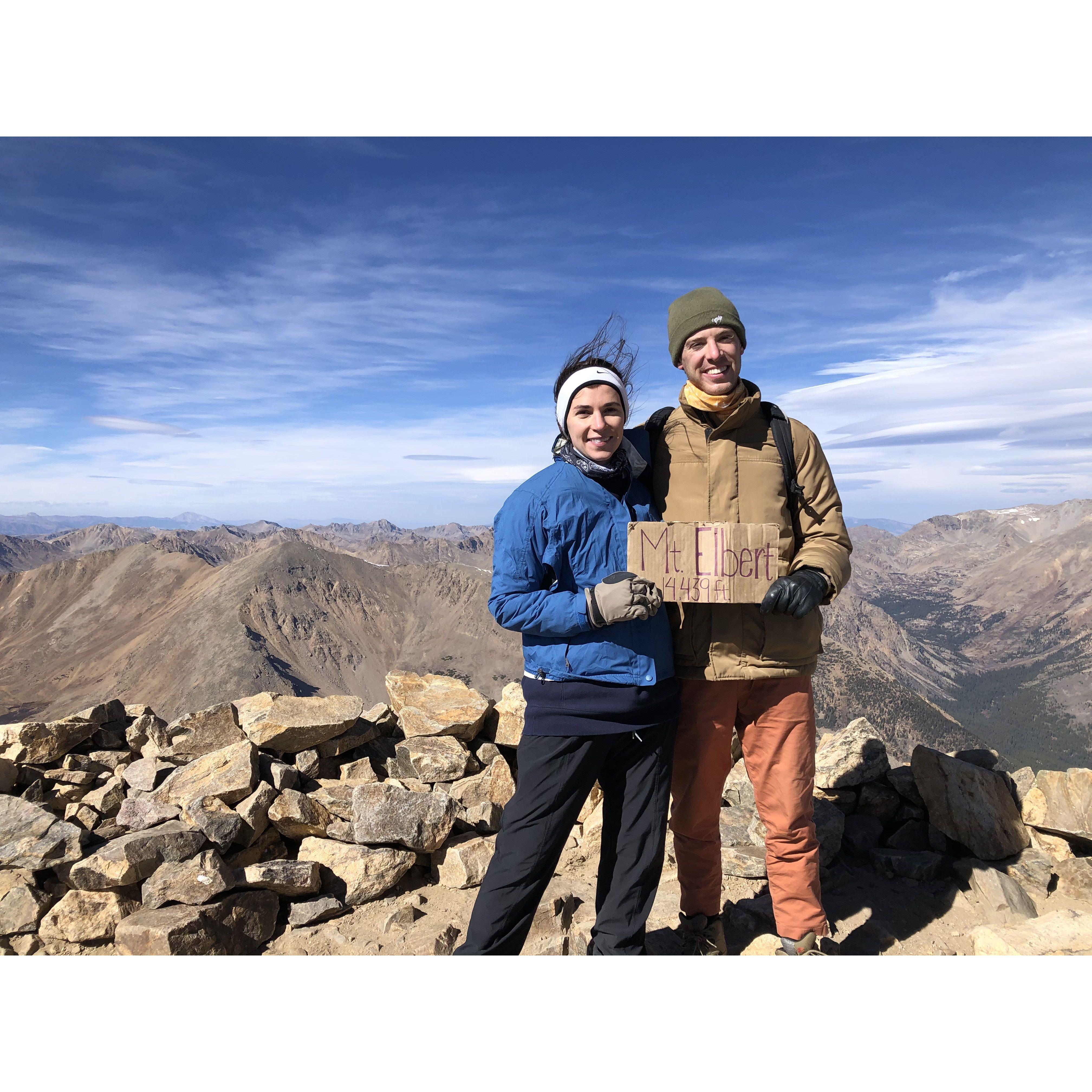 Summit of Mt. Elbert, 2020 (Colorado)