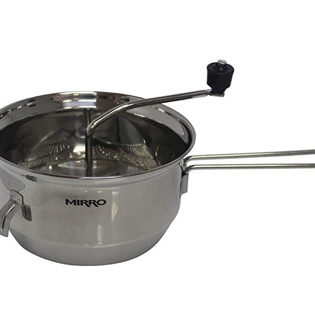Mirro 50025 Foley Stainless Steel Healthy Food Mill Cookware, 3.5-Quart, Silver -