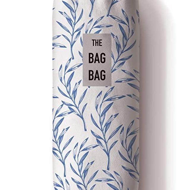 Tropical Leaves Grocery Bag Storage Holder, Grocery Shopping Bags Carrier,Plastic Bag Dispenser, Organizer Recycling Grocery Pocket Containers for Home and Kitchen,Gifts for Family 23x9 inch