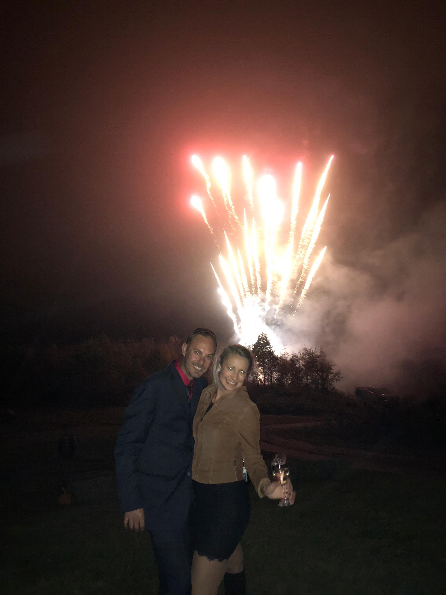 Marc & Laura's Wedding Fireworks