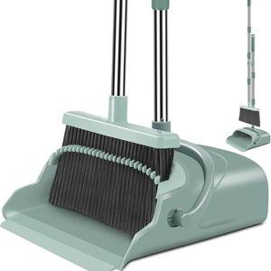 Broom and Dustpan Set (Green)