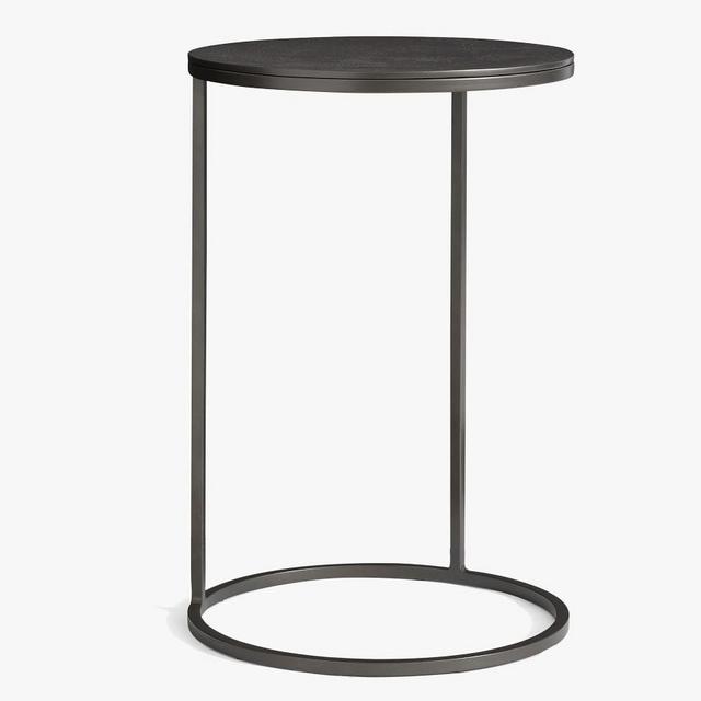 Duke Metal C-Table, Bronze Glass