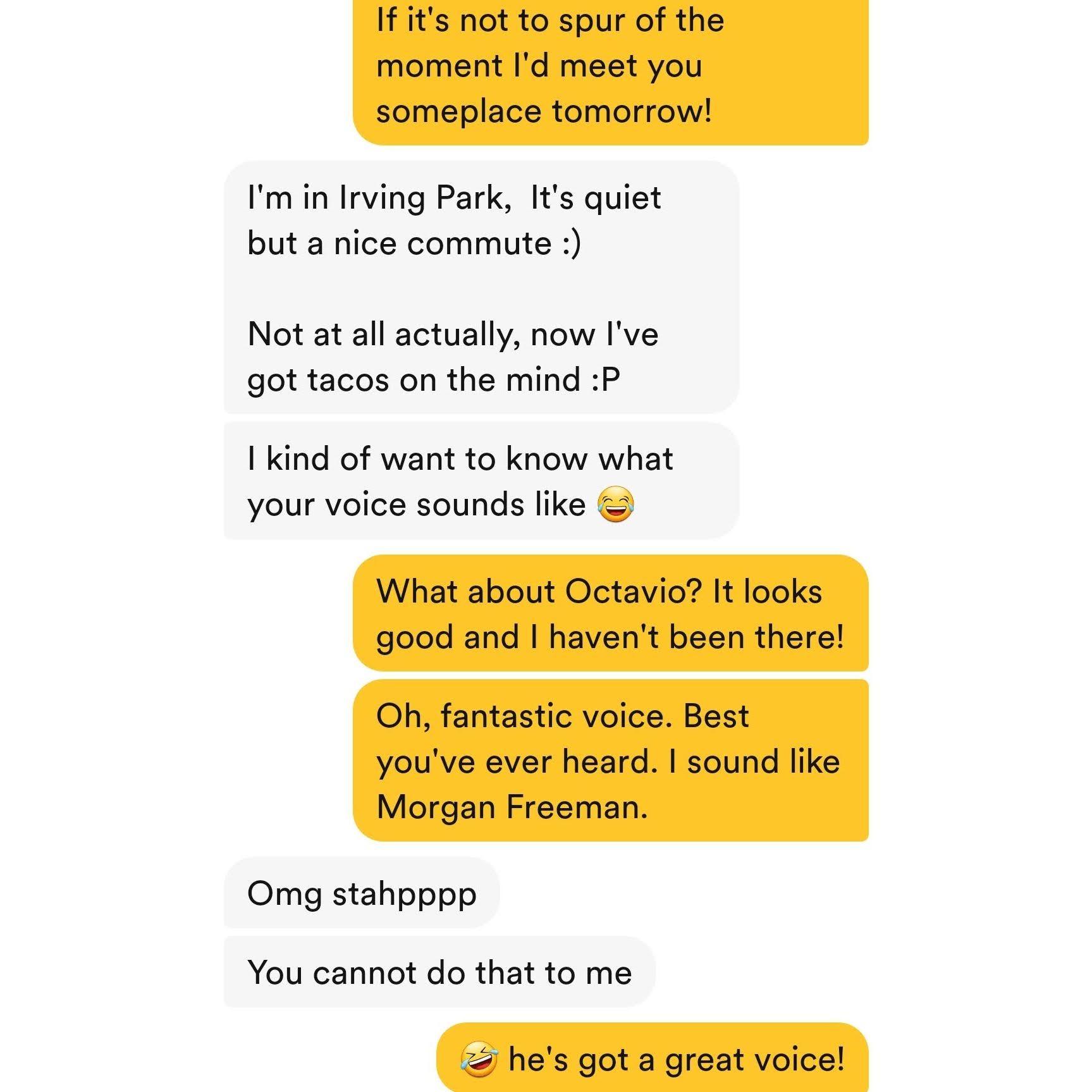 First contact