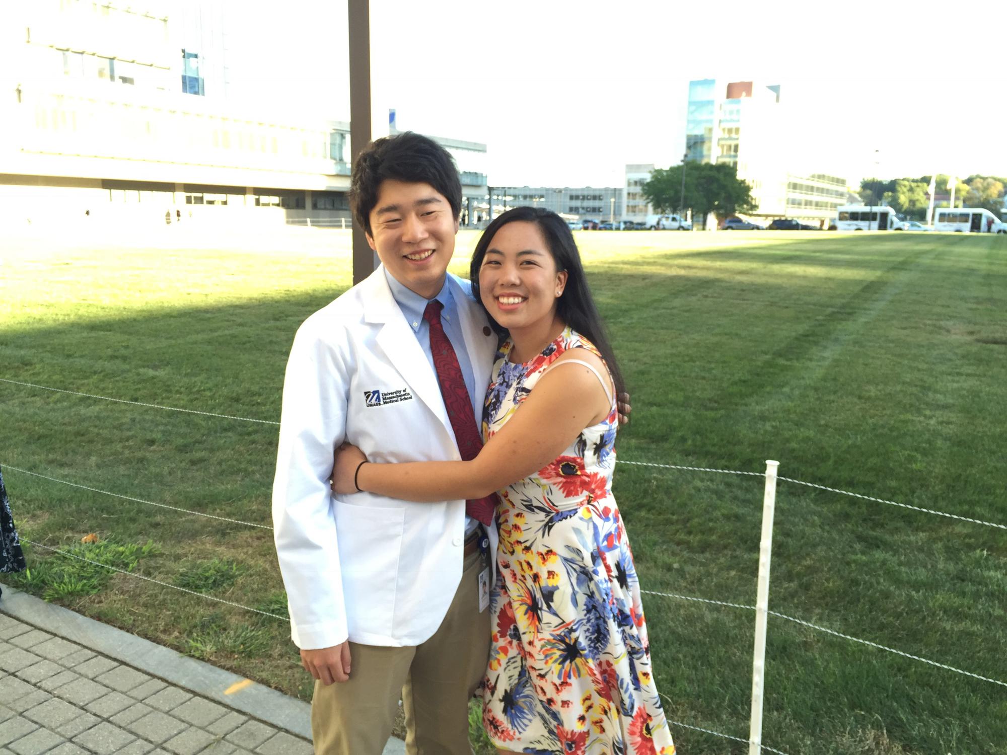 Jeffrey's White Coat Ceremony. 2016