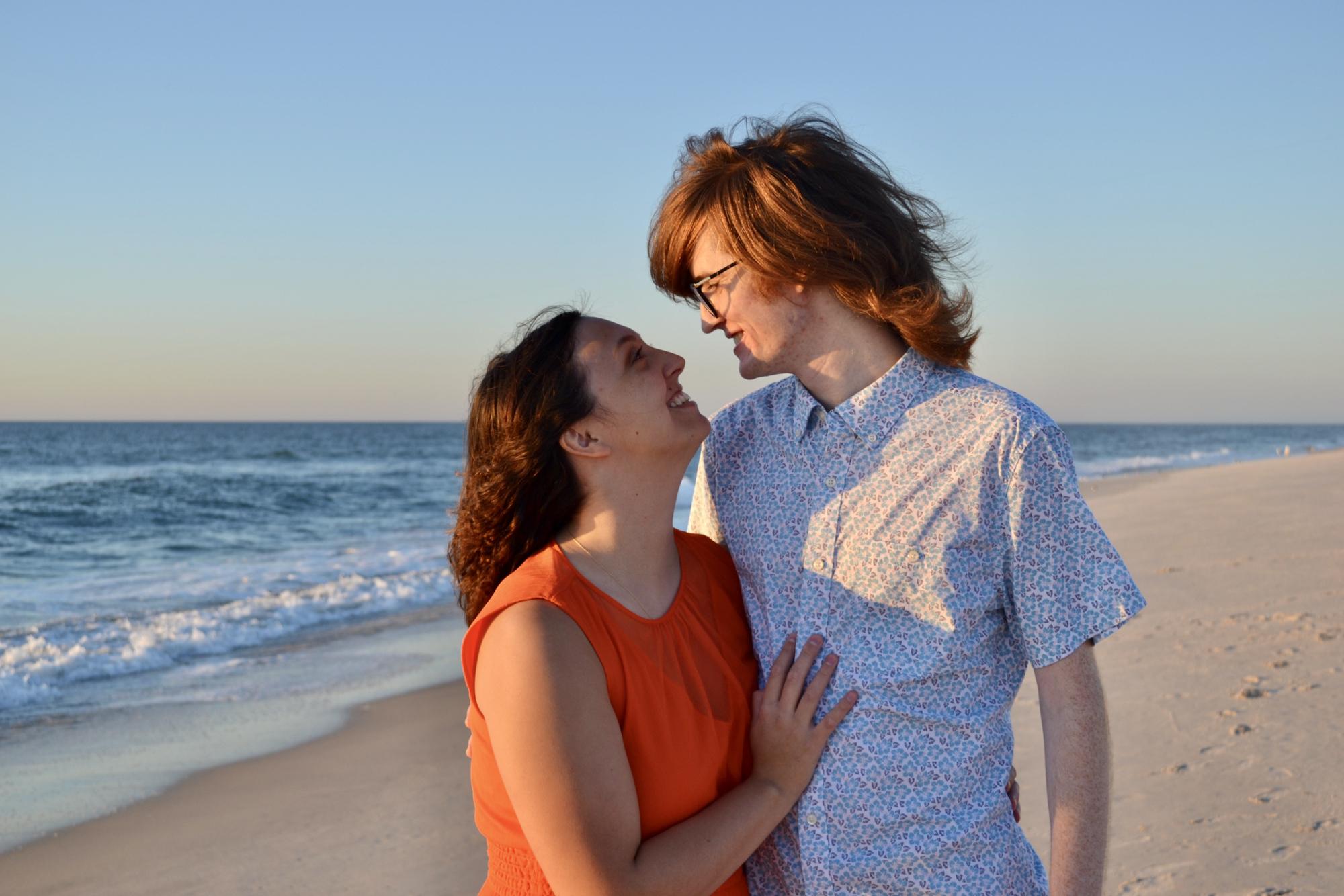 We took our official engagement photos on the beach of Assateague Island on August 13, 2022!