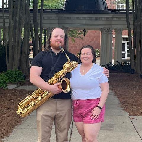At Nick's alumni jazz band performance at Georgia College
