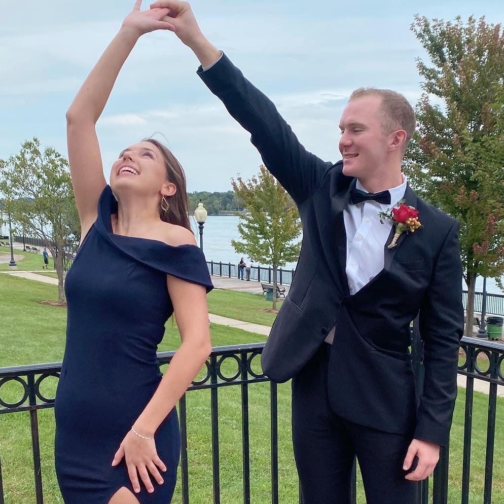 Our first wedding together!