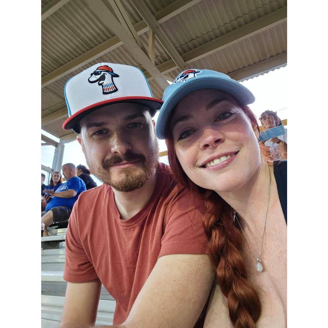 1st baseball game together!
Burlington Sock Puppets