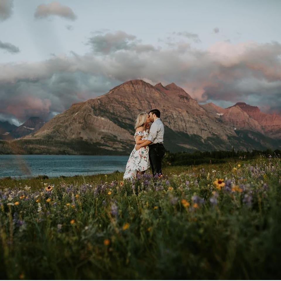 Engagement Photo Session in Glacier National Park