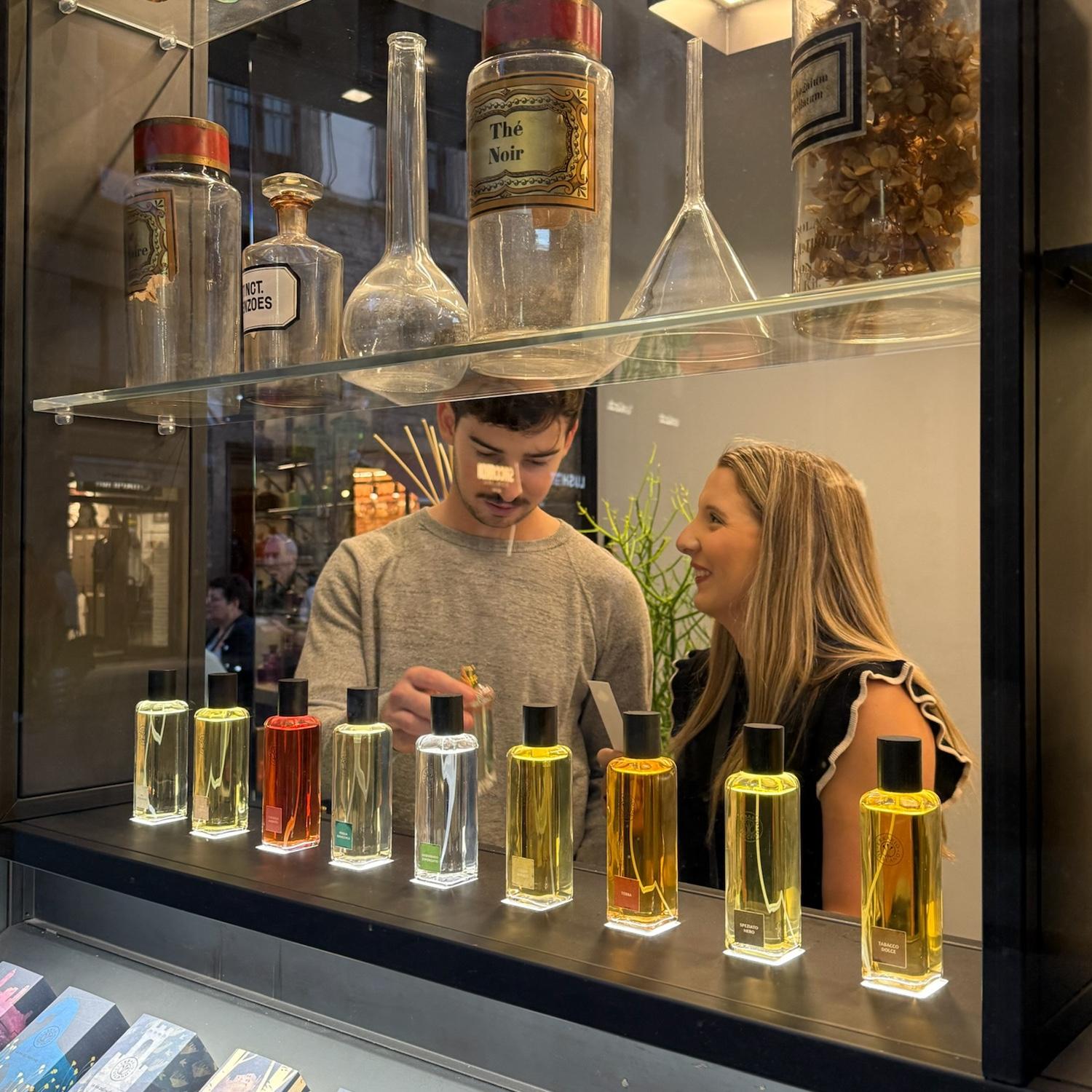 Picking out our cologne