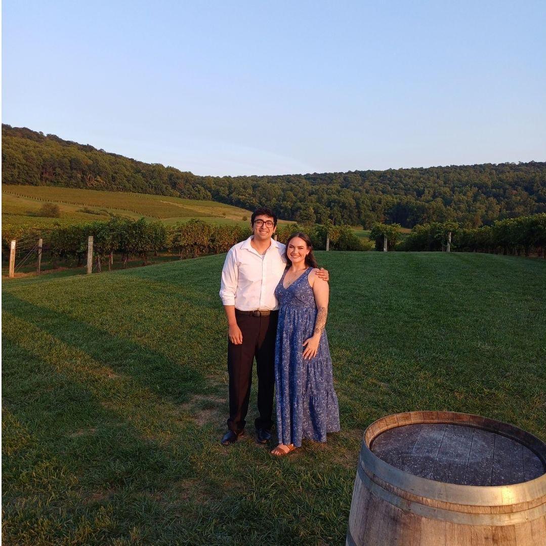 Our first wedding together!
