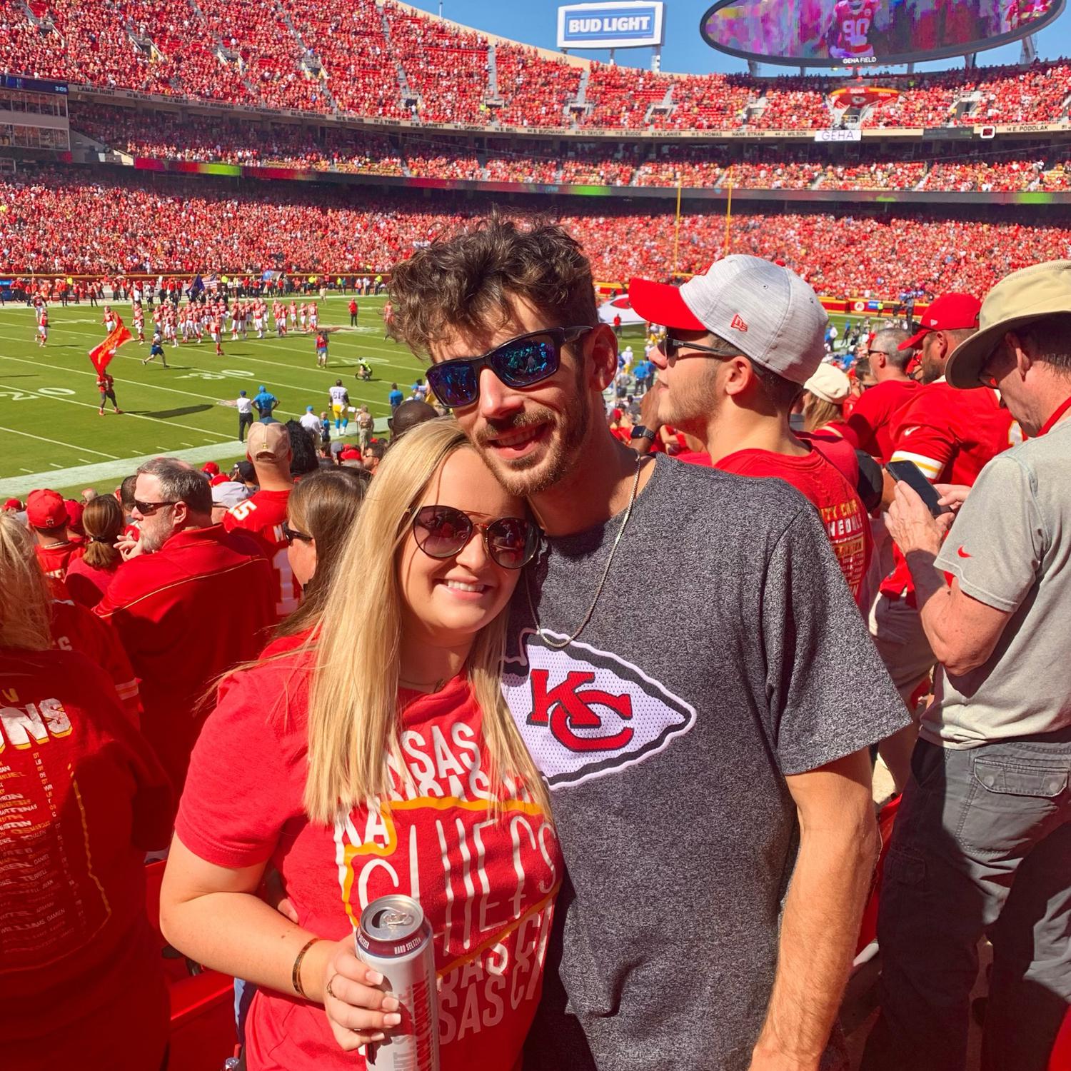 Tyler’s first chiefs game! September 2021