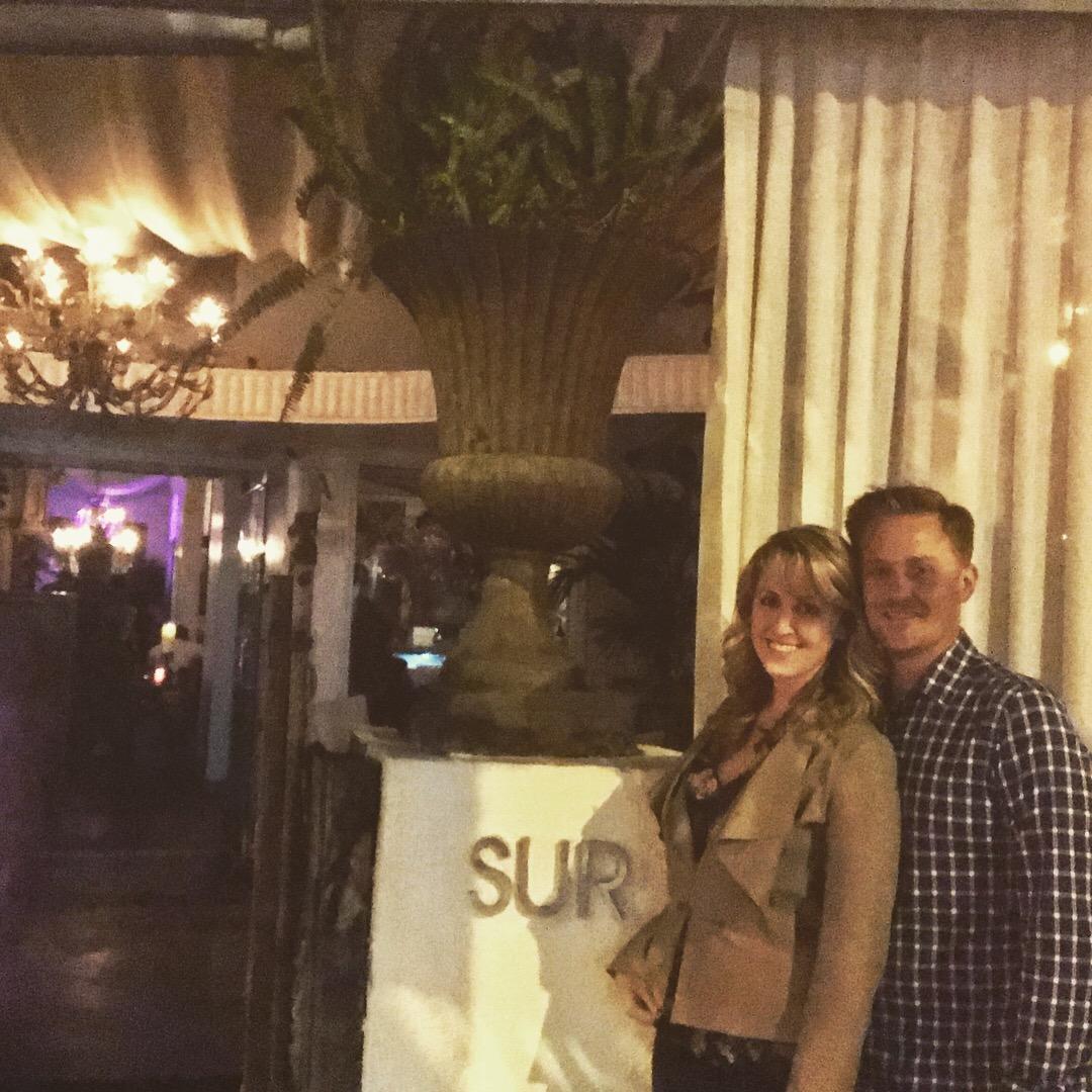 Fueling Lindsey's love for all things Bravo TV with dinner at SUR from Vanderpump Rules- before she ditched him for a tour from the manager/castmember because, as Scott put it, "It's your Fenway"