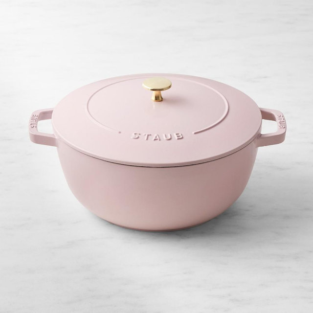 Staub Enameled Cast Iron Essential French Oven, 5-Qt., Pink Peony