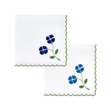 New Matisse Dinner Napkins, Shades of Blue, Set of 2