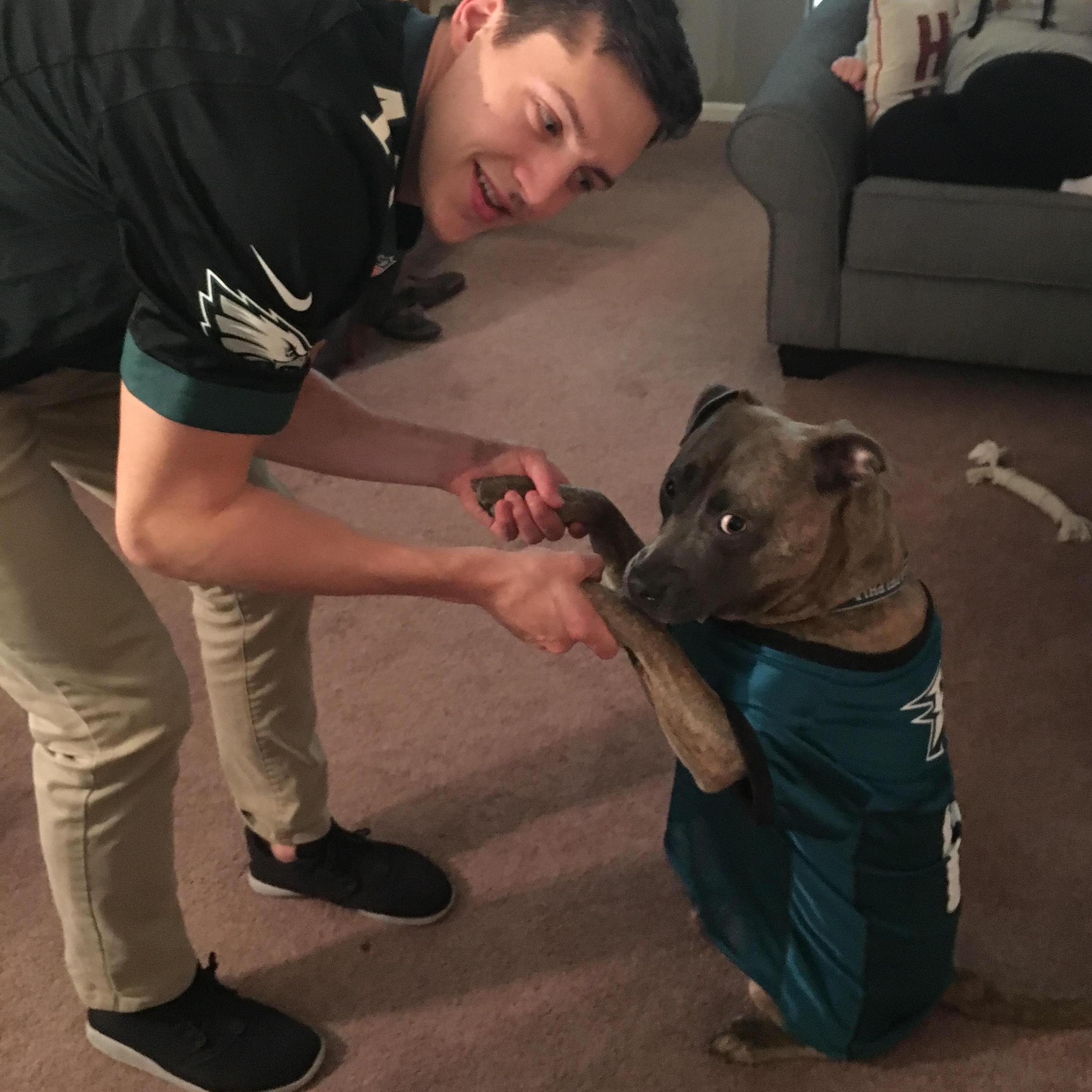 Our first dog, Bauer