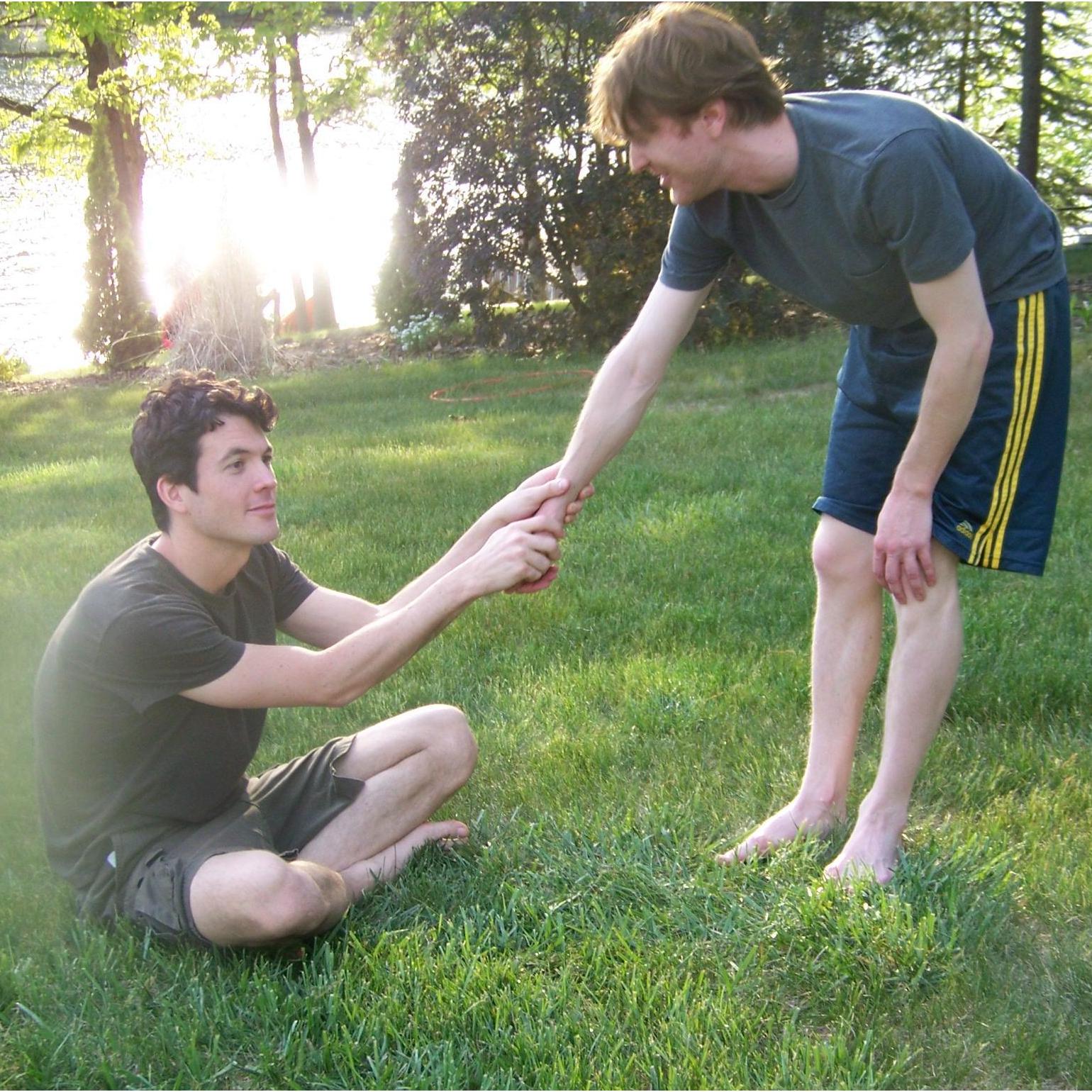 "Not letting go."  May, 2010