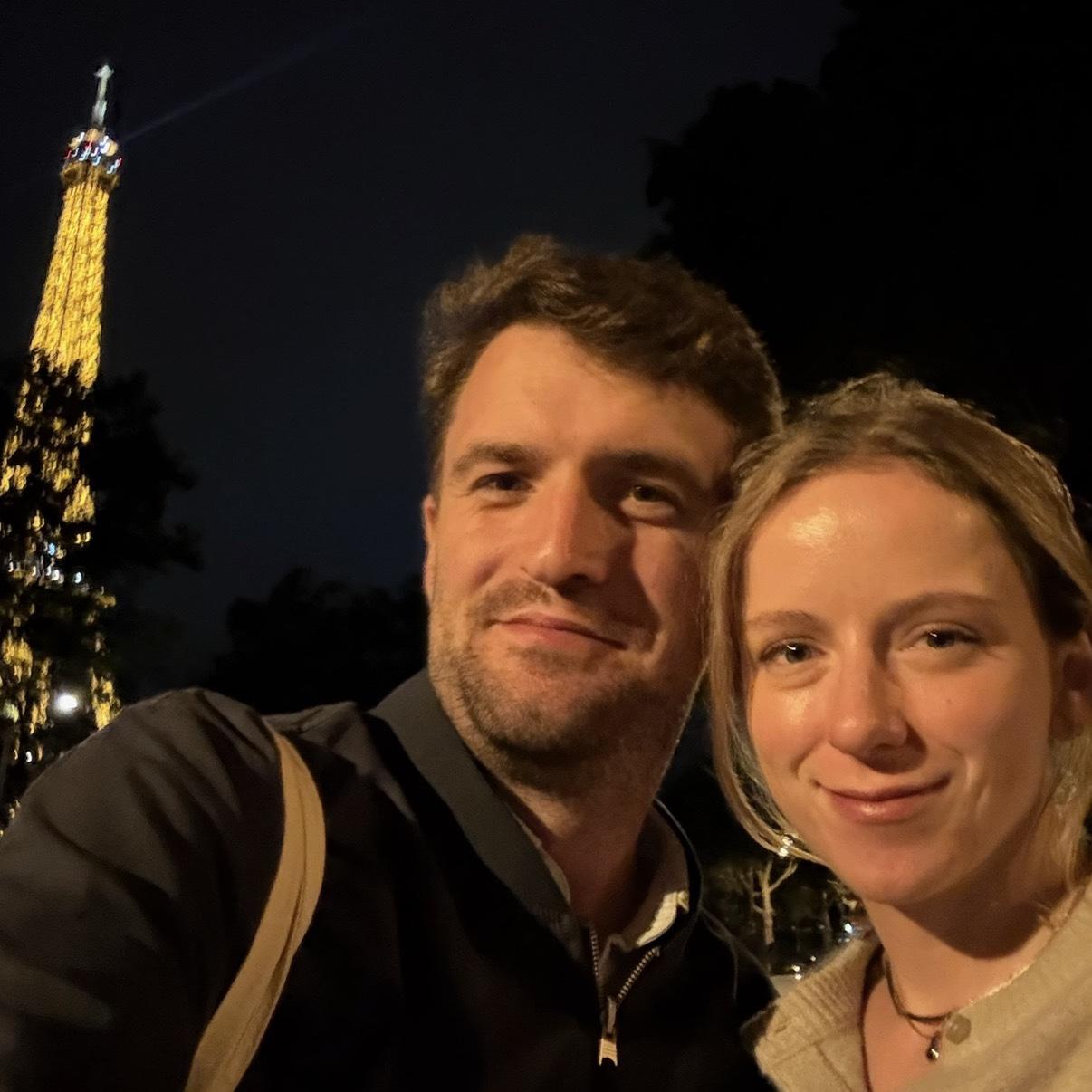 After drinking some wine along the Seine.