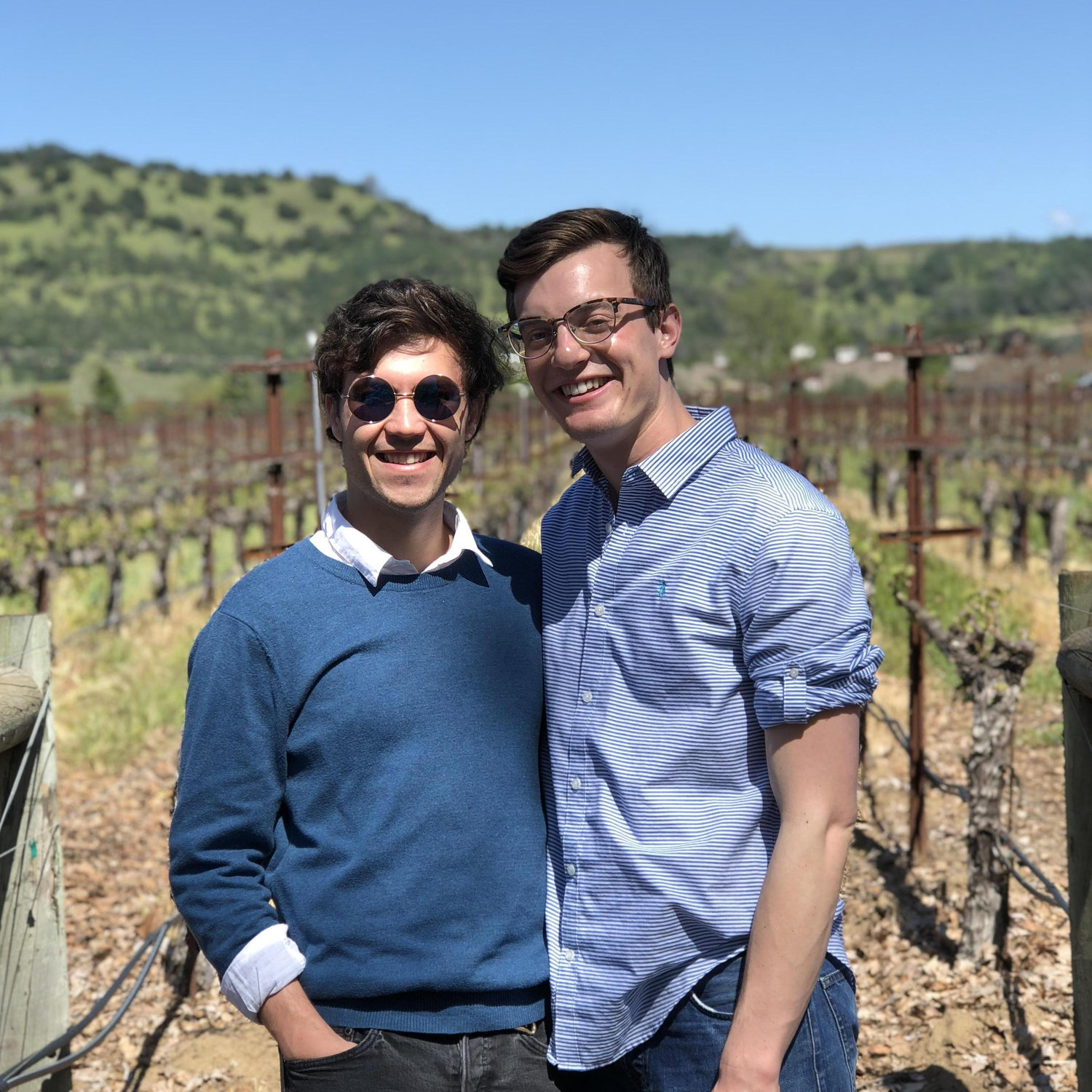 Our first photo together!