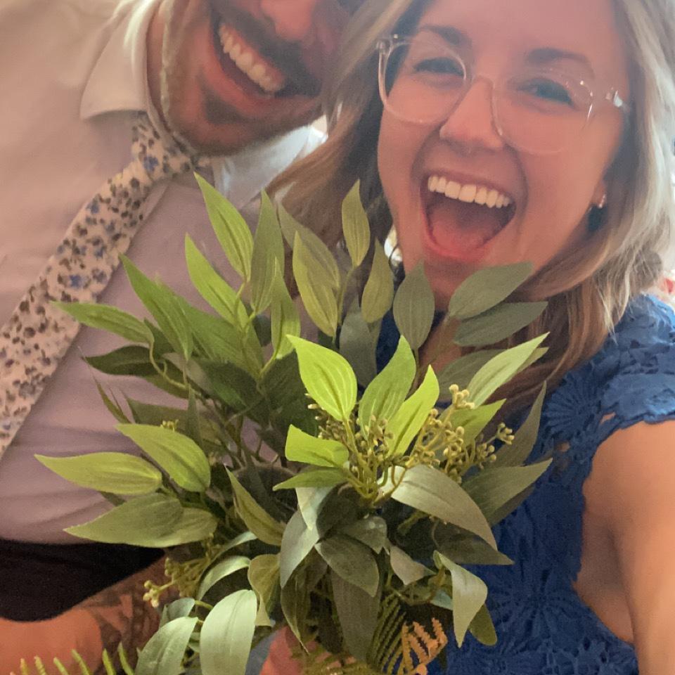 I caught the bouquet !!