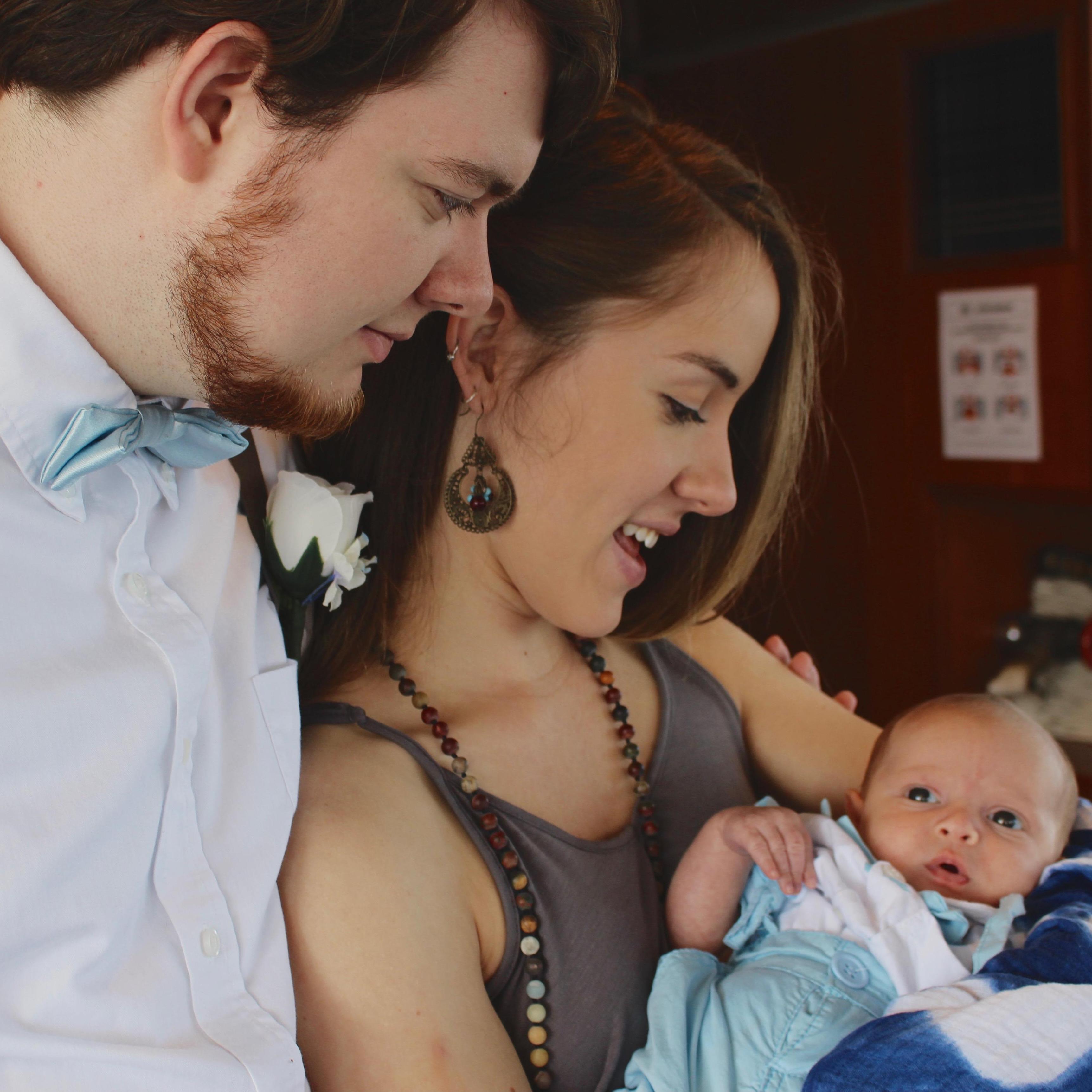Shane, Abby, and baby Ronan at Michael (Shane's brother) and Meghan's wedding. Shane did a great job holding the baby during the entire wedding ceremony. :)
Summer 2018