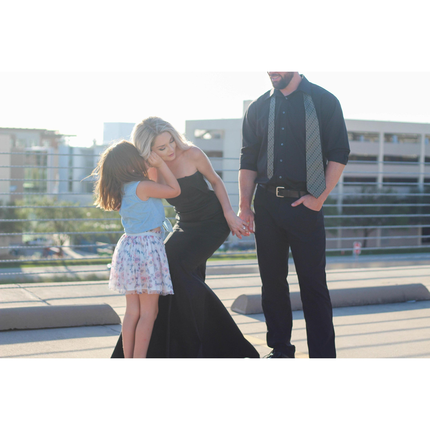 When our Photographer and Maid of Honor, Britny sent our little love Blakely to share a special secret!