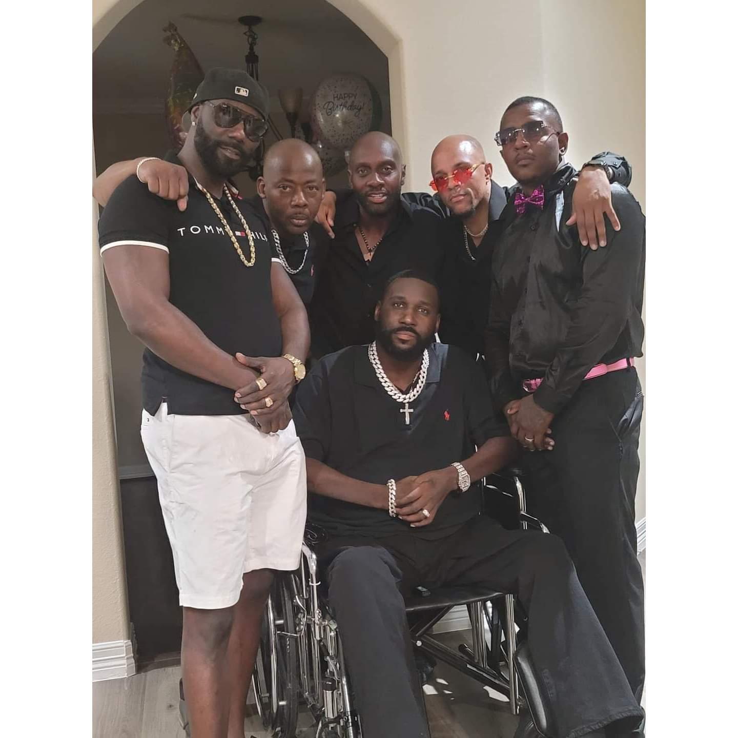 The Fellas! Mark, Sam, Derick, DeMarcus, Terrell II, & Jamar (R.I.H)