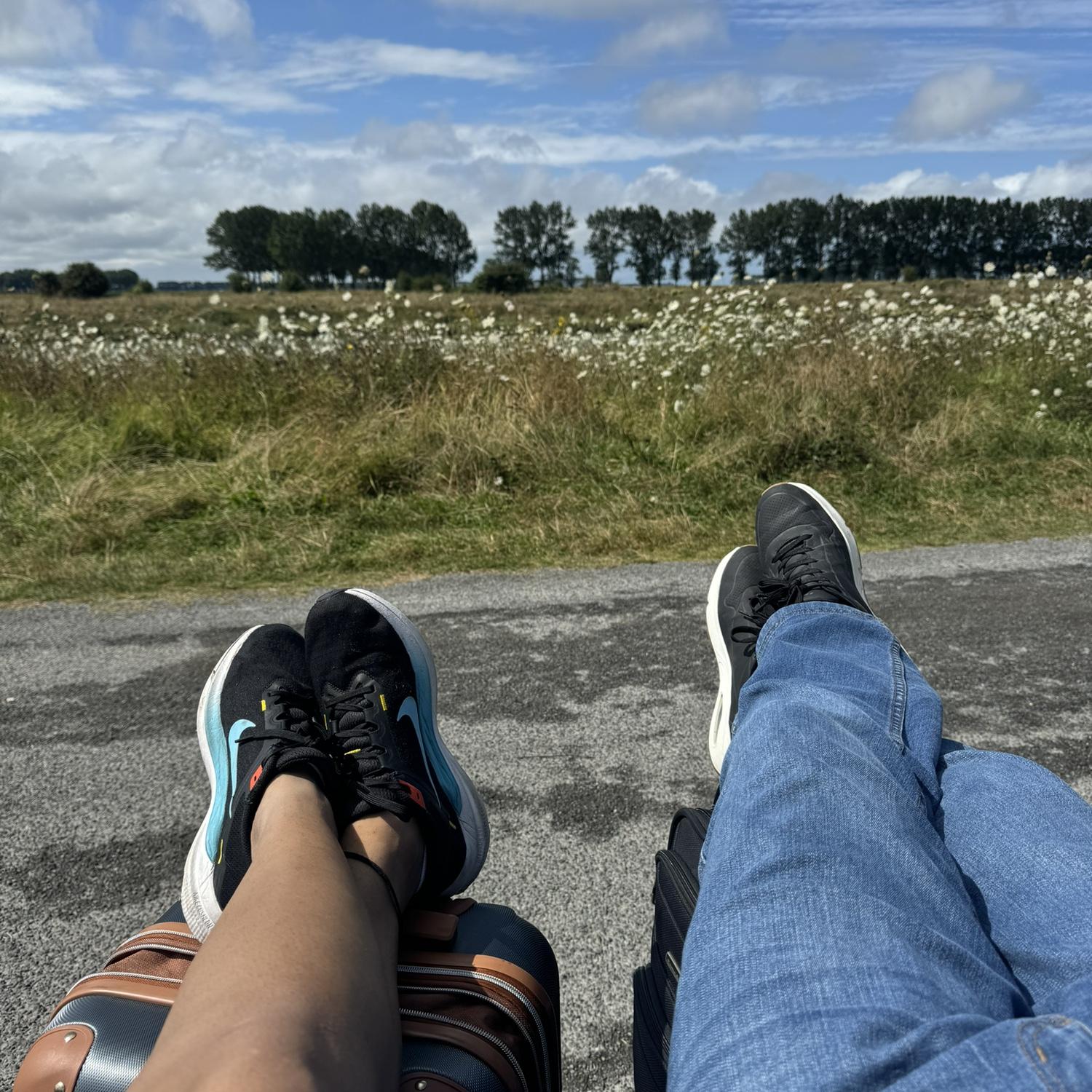 Just chilling.