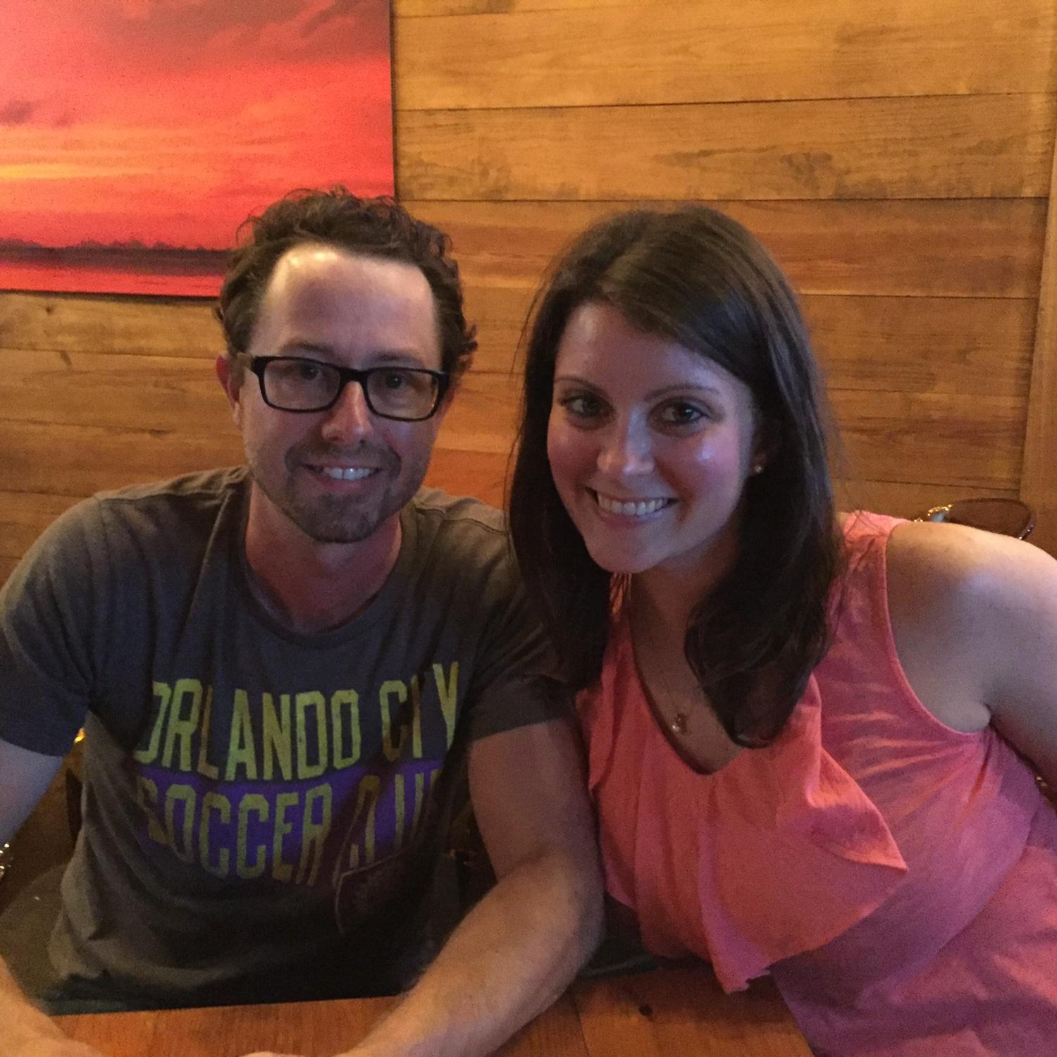 Our first photo together. August 2017.