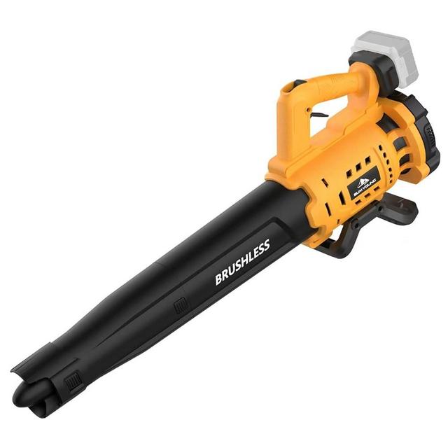 Cordless Leaf Blower for De-Walt 20V Max Battery, 480 CFM Electric Blower with Brushless Motor, Lockable to Maintain Speeds up to 130MPH, Handheld Blower for Snow Blowing, Lawn Care, Yard(No Battery)