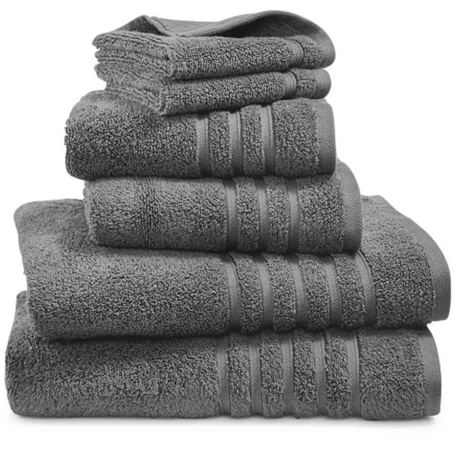Hotel Collection Ultimate MicroCotton® 6-Pc. Towel Set - Smoke Color