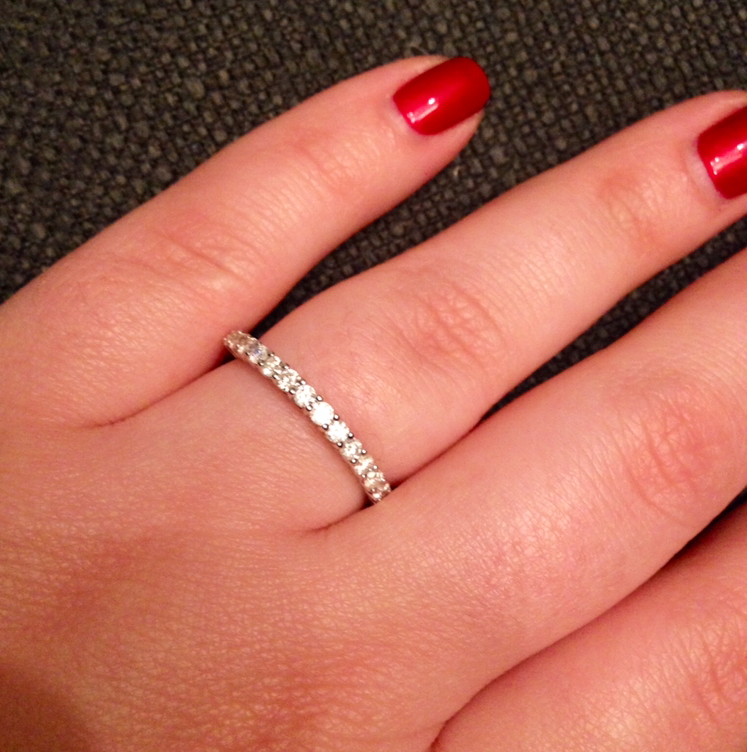 For Hannah’s 22nd birthday, he gave her a promise ring 💕 - December 2nd, 2015