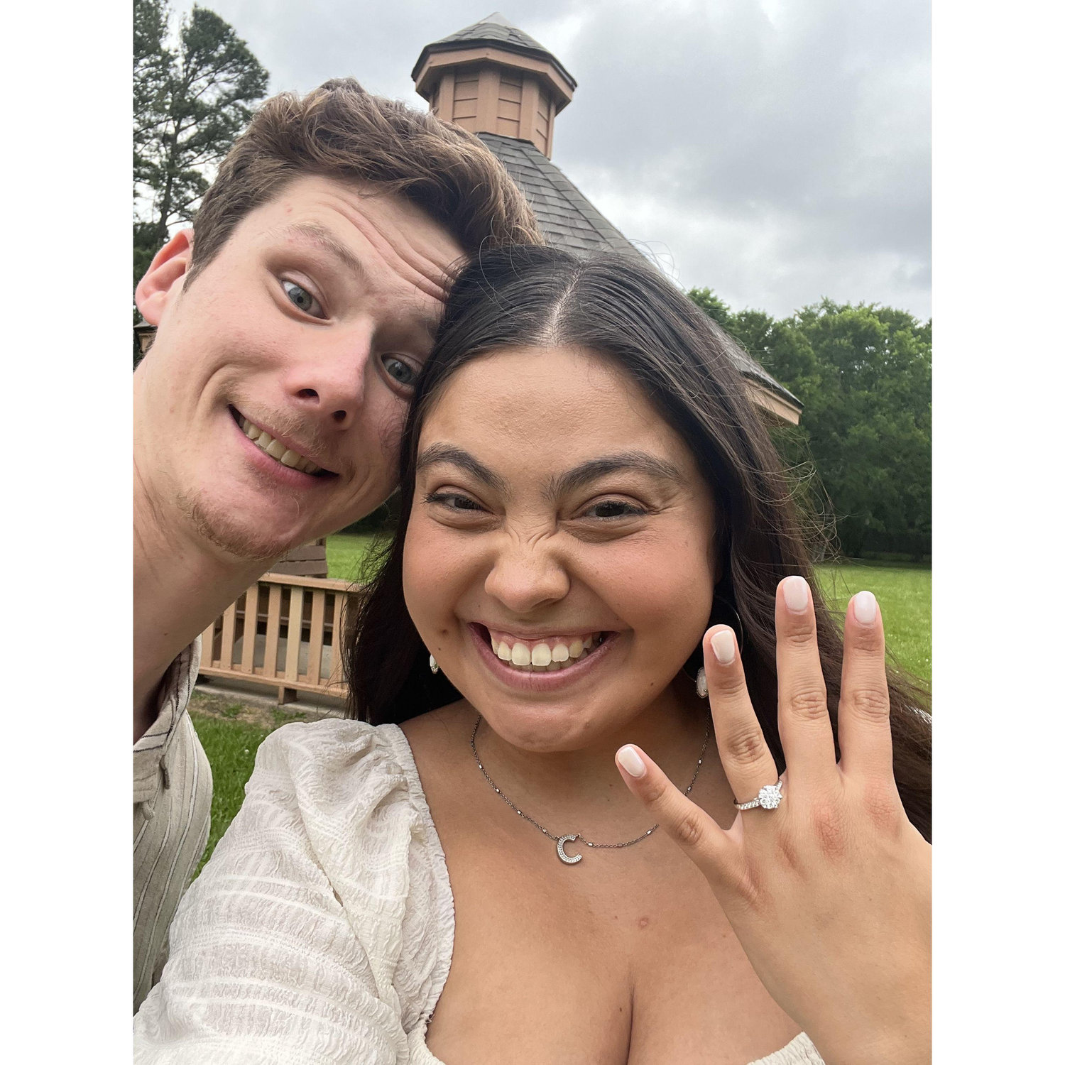 The day he proposed!