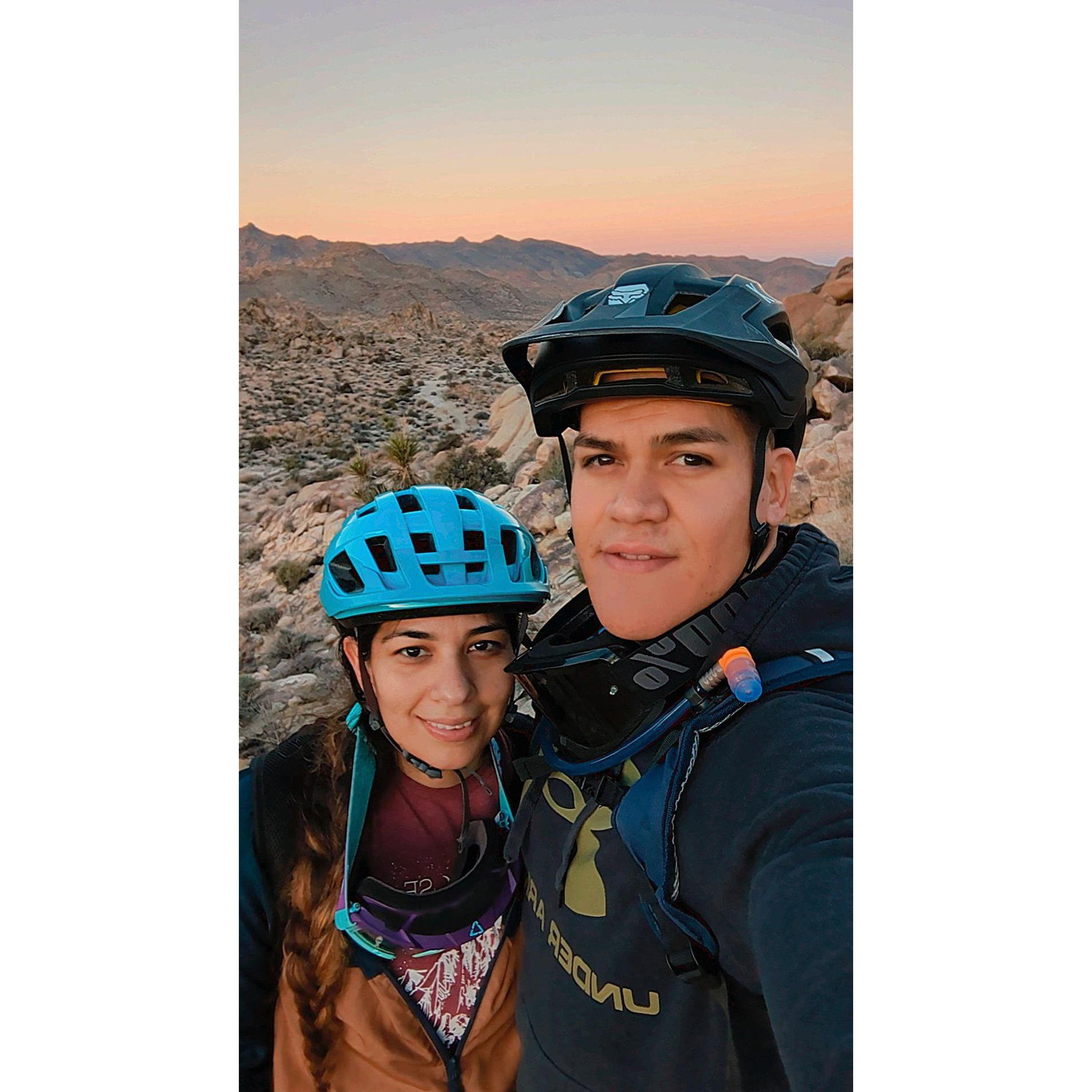 Riding in the desert