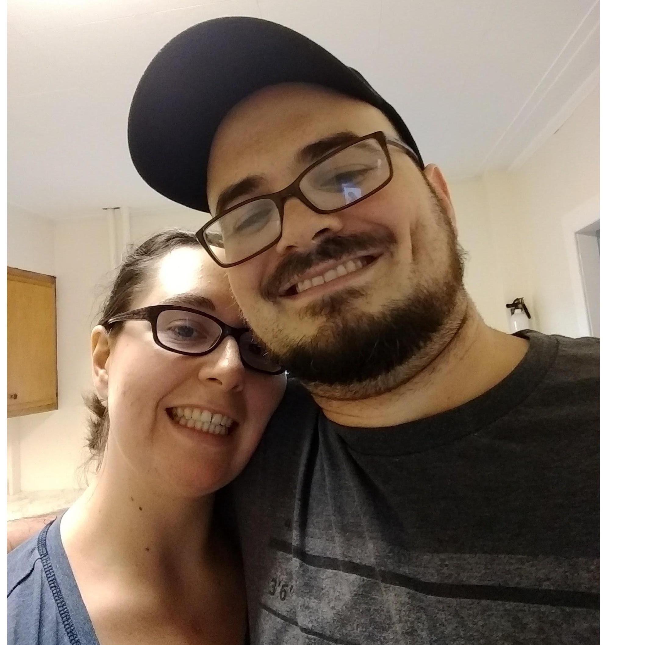 The last picture of us in our old apartment. 2017